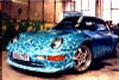 Fahrzeugdesign/Airbrush-Design-auto-porsche-wasser Motiv Wasserporsche Niederlassung Berlin