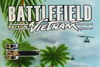 Airbrushdesign auf kuehlschrank-retro-Battlefield Vietnam Vorderansicht