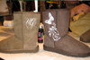 Ugg design boots airbrush